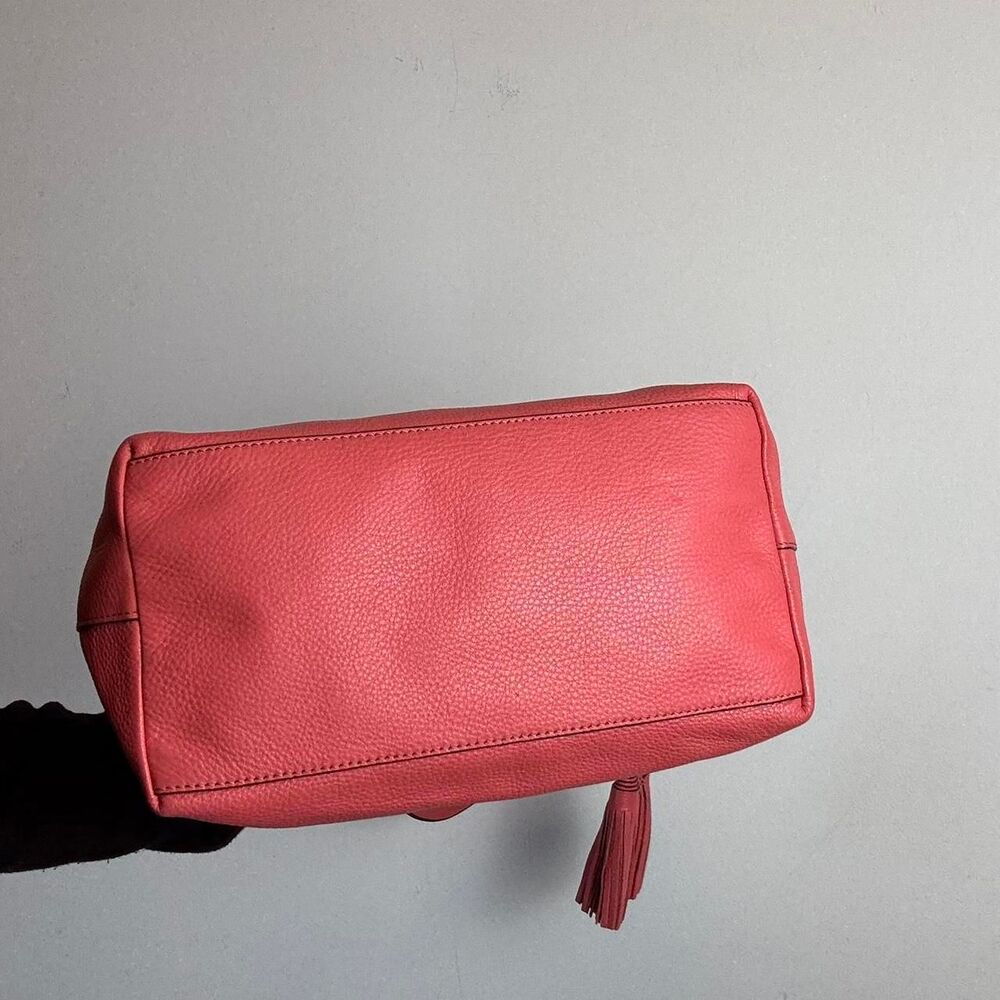 Tory Burch Coral Leather Shoulder Bag - Picture 3 of 5